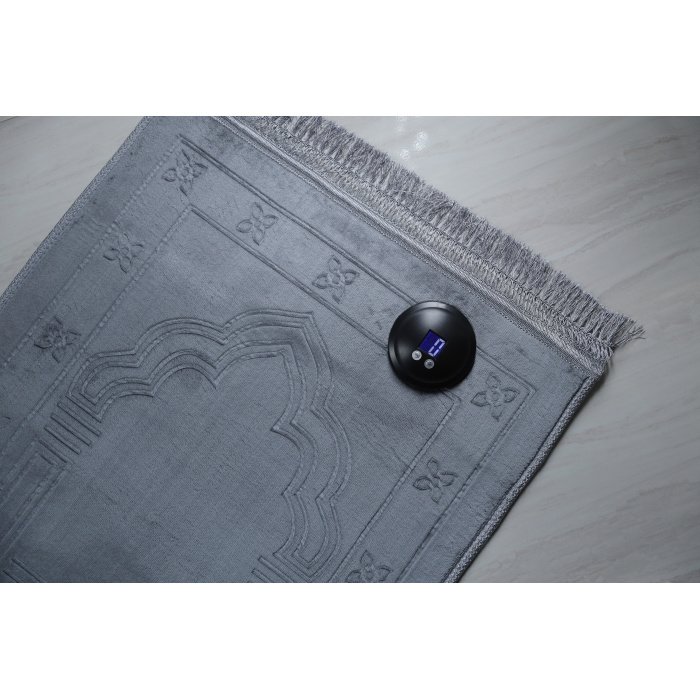 Plain Grey Prayer Rug - Image 5