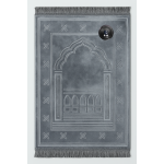 Plain Grey Prayer Rug