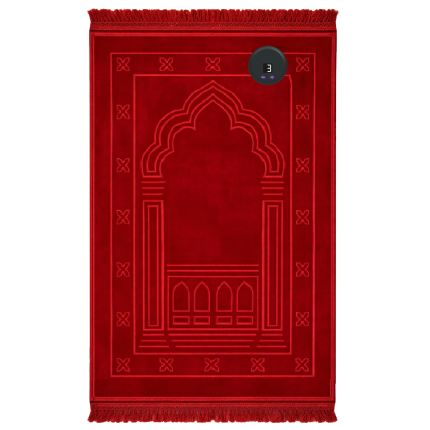 سجادة سادة عنابى